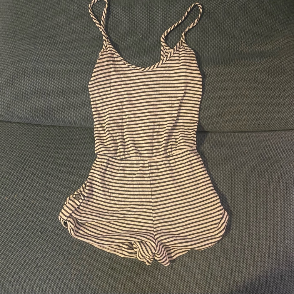 LA Hearts | Striped Romper